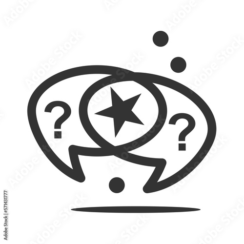 Innovation Creative Idea logo template Icon Illustration Brand Identity.Isolated and flat illustration. Vector graphic