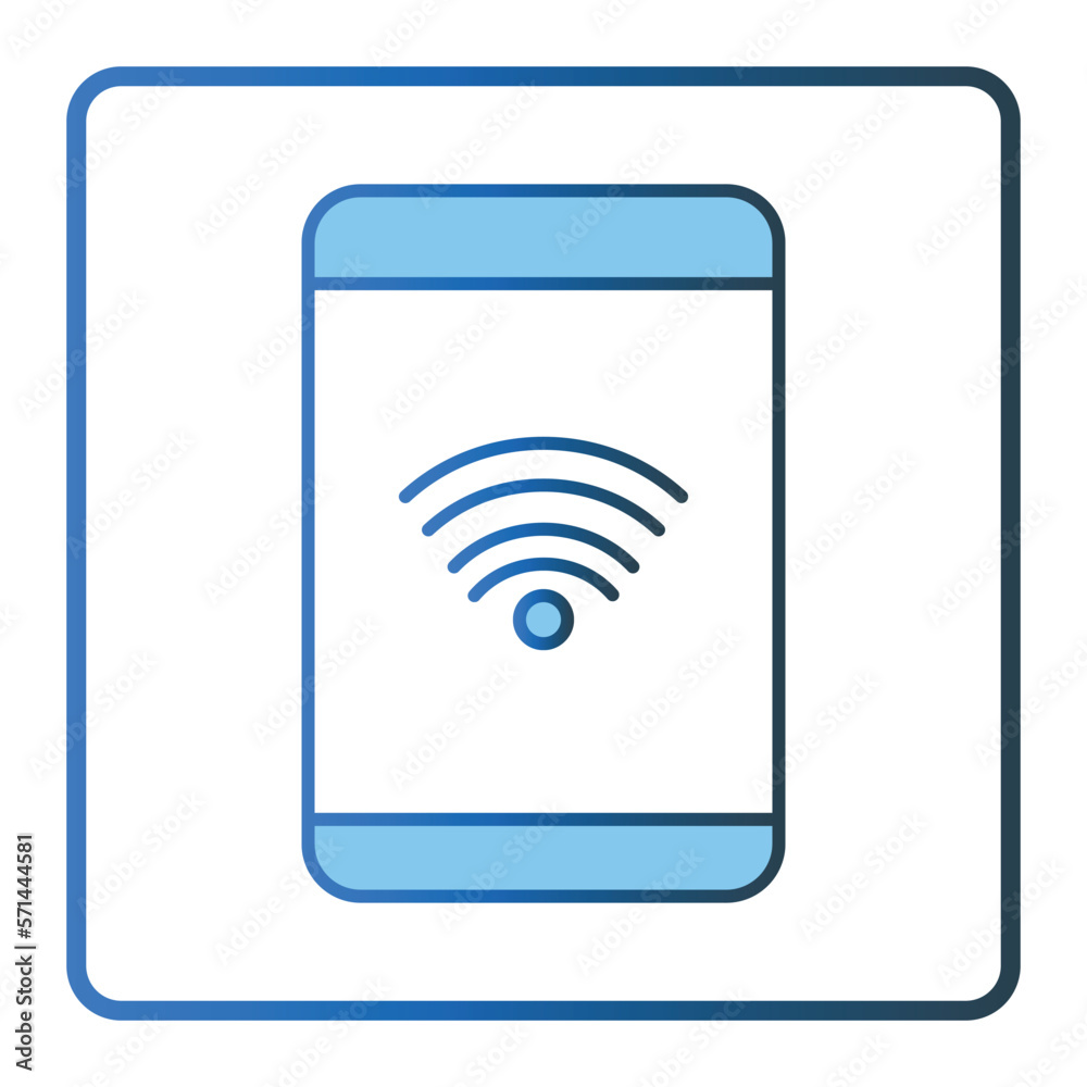 Free wifi icon illustration. Lineal color icon style, two tone icon. Simple vector design editable Free wifi icon illustration. Lineal color icon style, two tone icon. Simple vector design editable