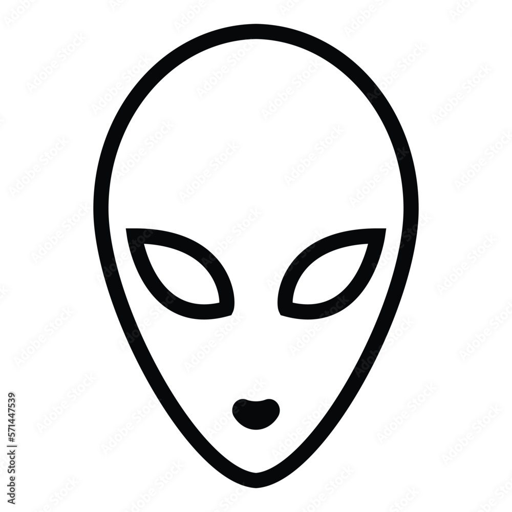alien icon vektor alien icon vektor