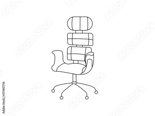 Semi rubber foam cushioning seat fixed on Plywood and with best quality fabric upholstery.
The main structure of the chair .