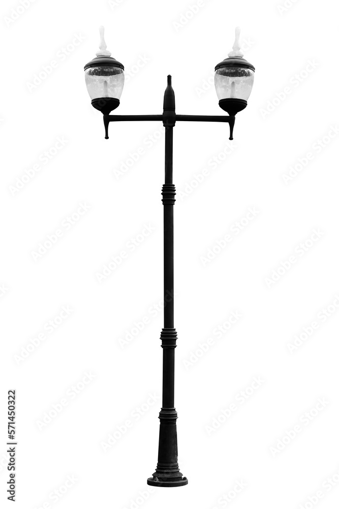 Street light pole.