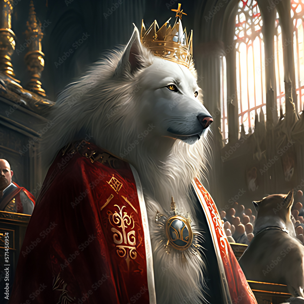 King's Coronation, not a real person, Generate AI Stock Illustration ...