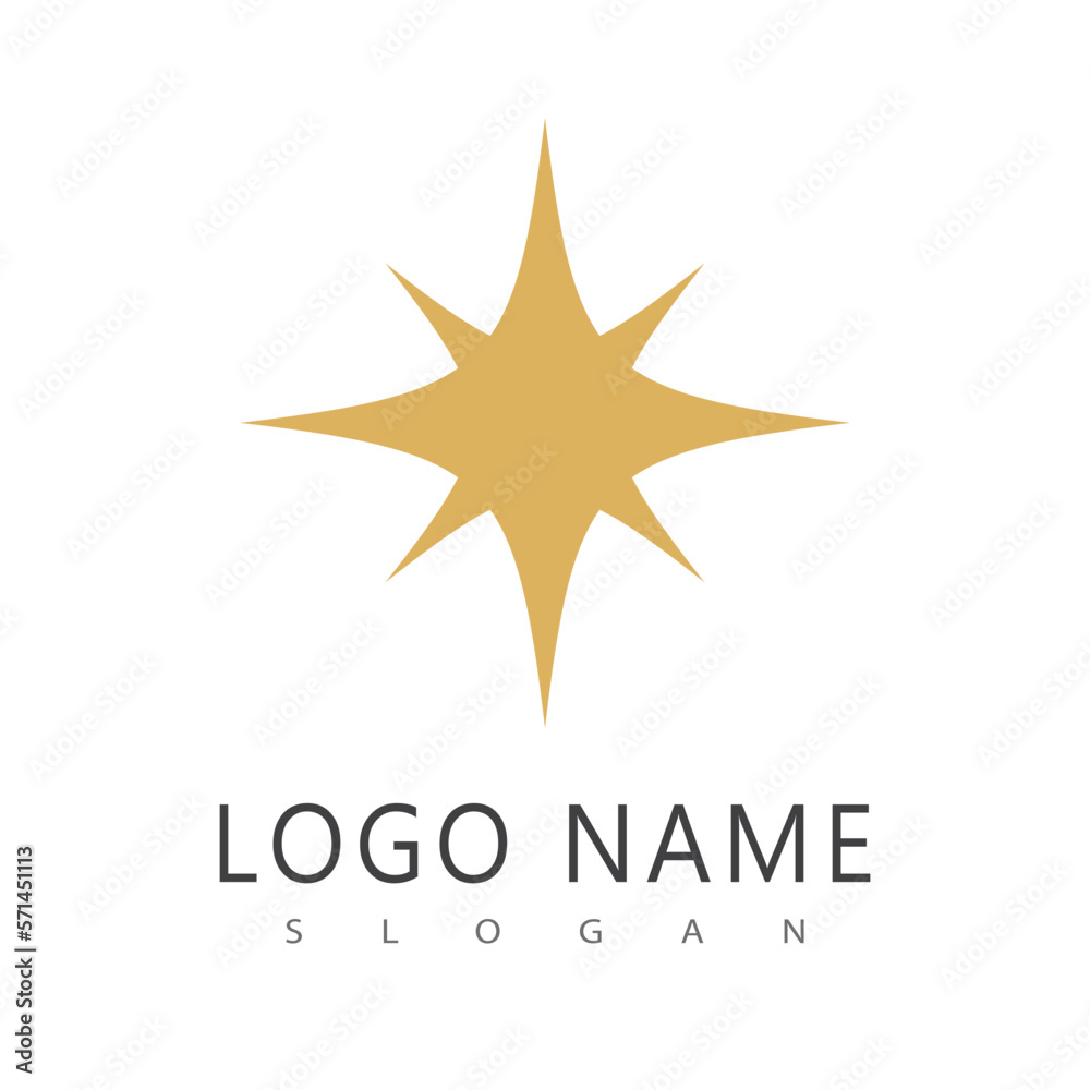 Obraz premium Star Logo illustration vector and symbol design