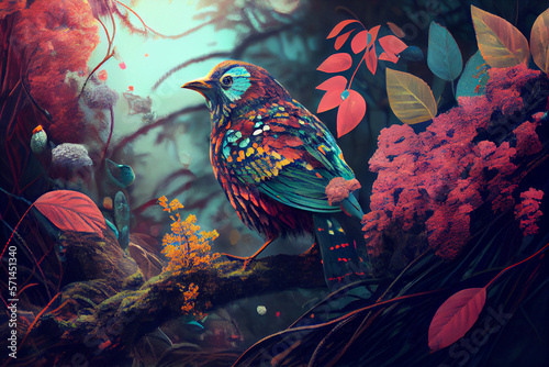 colorful bird © Emanuel