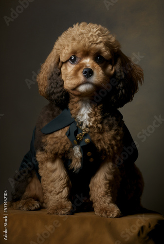 Photo portrait of a Cavoodle puppy © JG Marshall