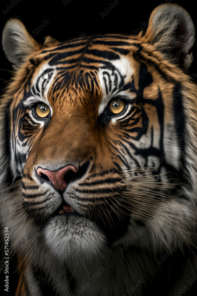 Close Up of a Tiger
