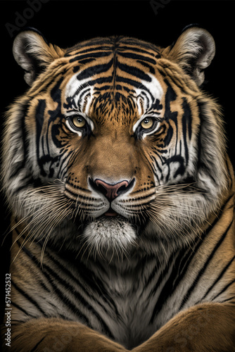 Close Up of a Tiger Face