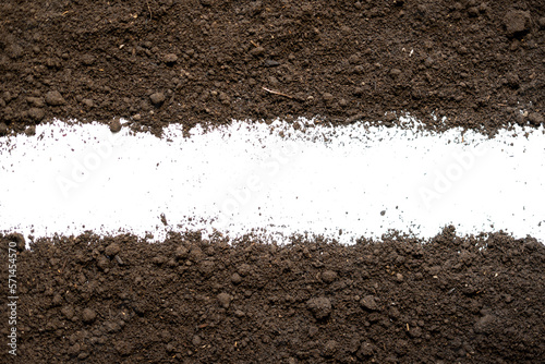 Scattered soil frame