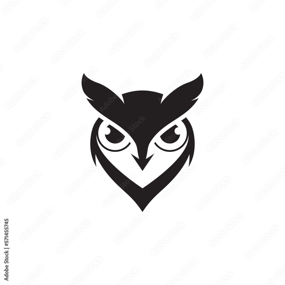 Owl logo images illustration