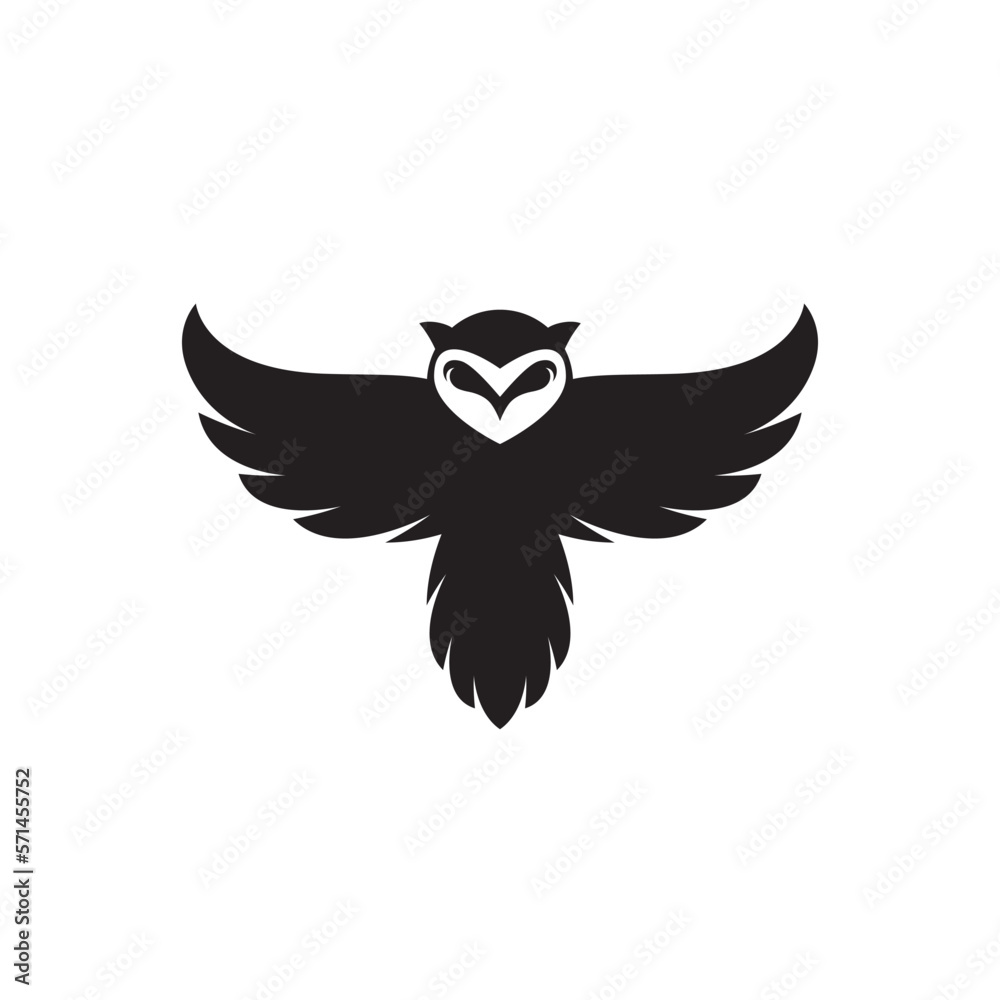 Obraz premium Owl logo images illustration