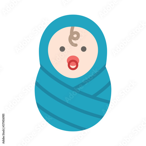Newborn baby vector icon symbol design