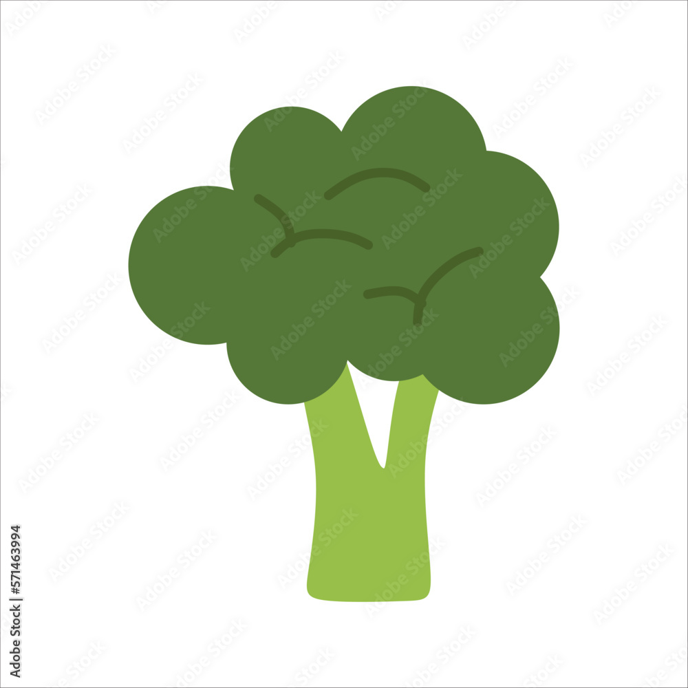 Flat Vegetable Icon Flat Vegetable Icon