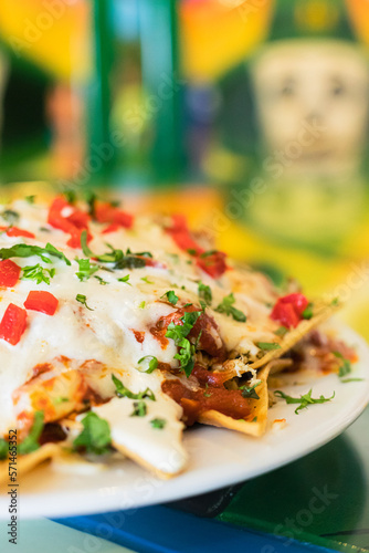 nachos con queso 