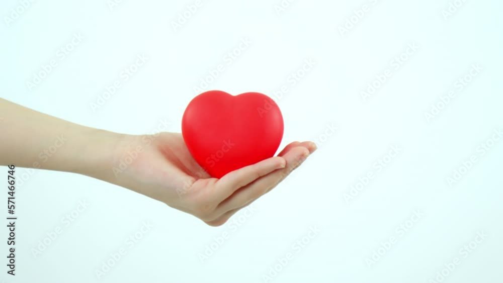 The symbolic image of a hand extending to reveal a heart The symbolic image of a hand extending to reveal a heart