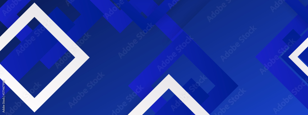 Fototapeta premium Abstract geometry stylish random shapes futuristic design background vector. Dark blue geometrical background.