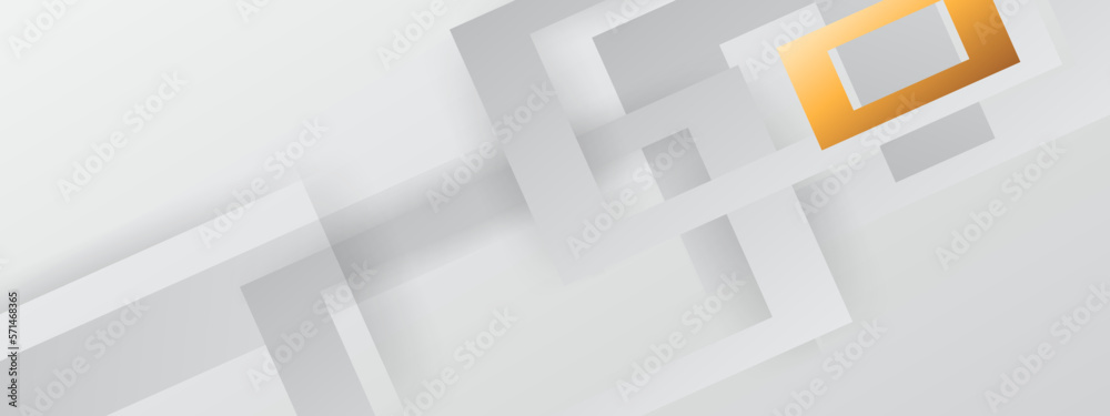 Light grey geometry background with golden element. Vector illustration. Light grey geometry background with golden element. Vector illustration.