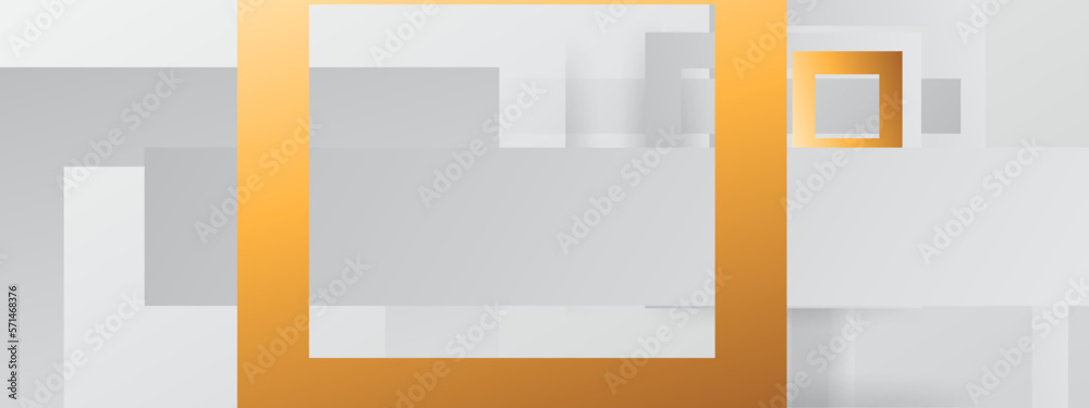Light grey geometry background with golden element. Vector illustration. Light grey geometry background with golden element. Vector illustration.