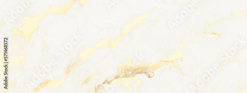 Obraz  z motywem White marble with golden veins. White golden natural texture of marble. abstract white, gold and yellow marbel