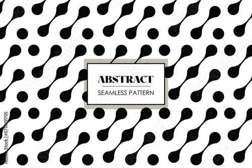 Black geometric circle straight line shape transparent pattern swatch with white rectangular shape for background