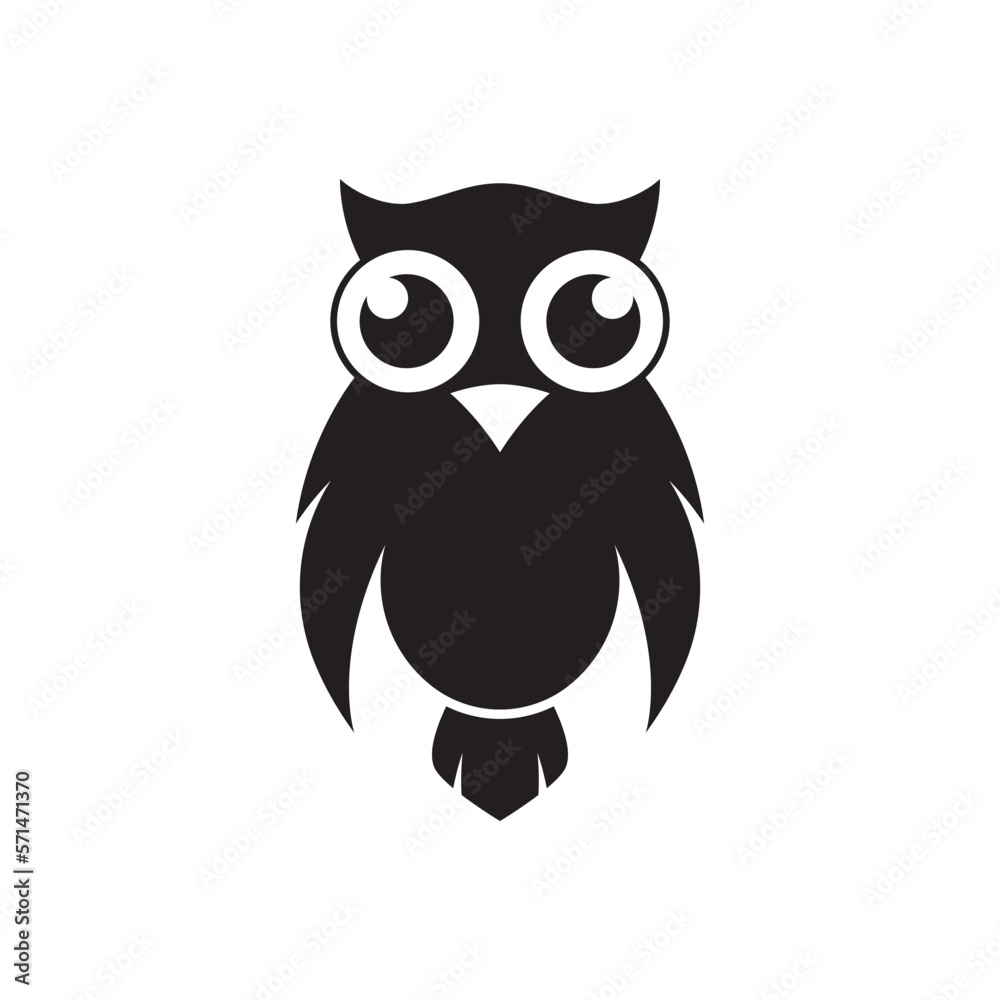 Obraz premium Owl logo images illustration