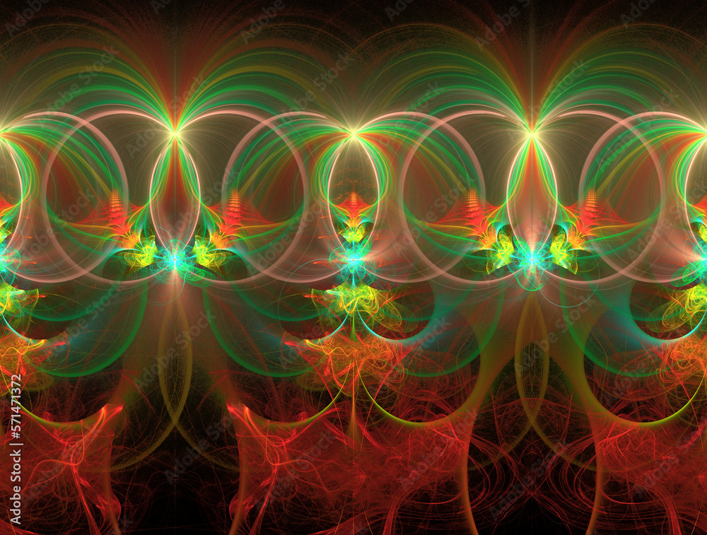 Imaginatory fractal abstract background Image