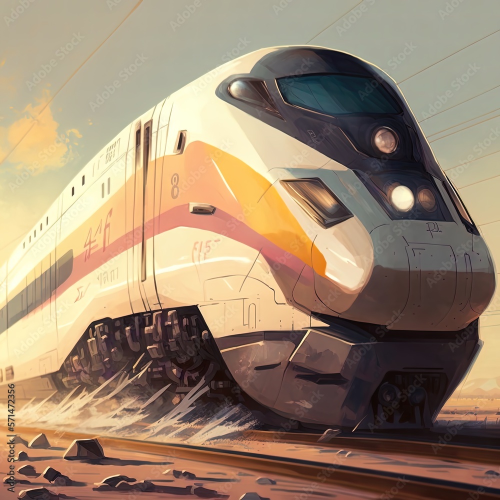 a train in motion a train in motion