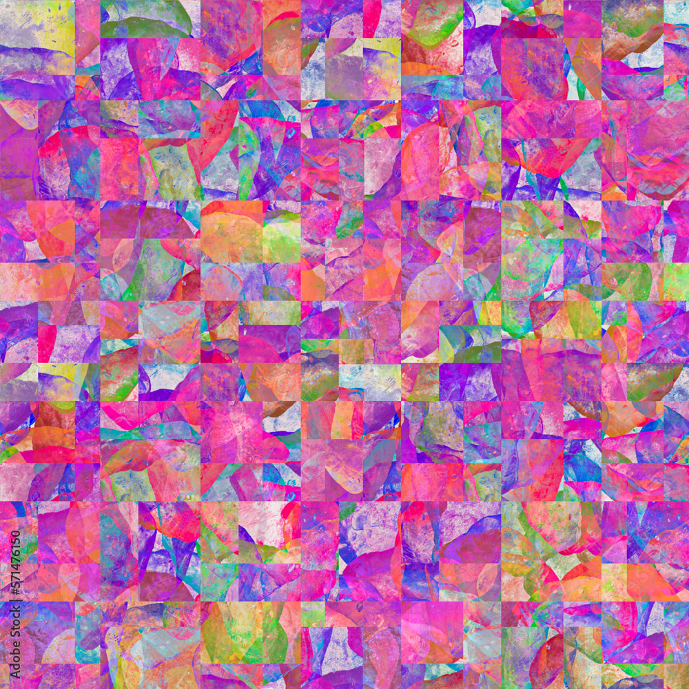 colorful pink  mosaic  background design