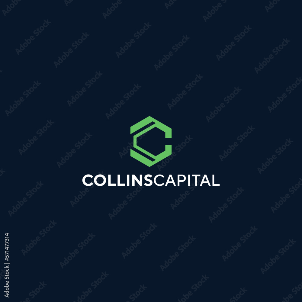 Fototapeta premium Letter C Simple Monogram Logo