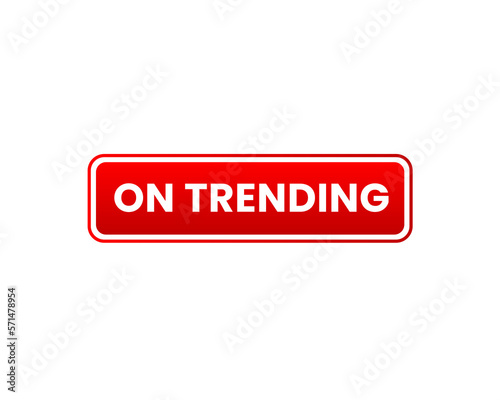 stamp on trending icon transparent background ready to use design