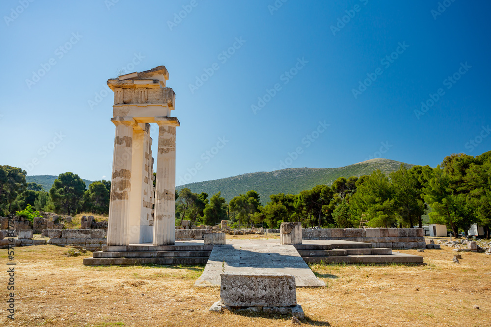 Epidaurus, Greece. Temple of Asklepios