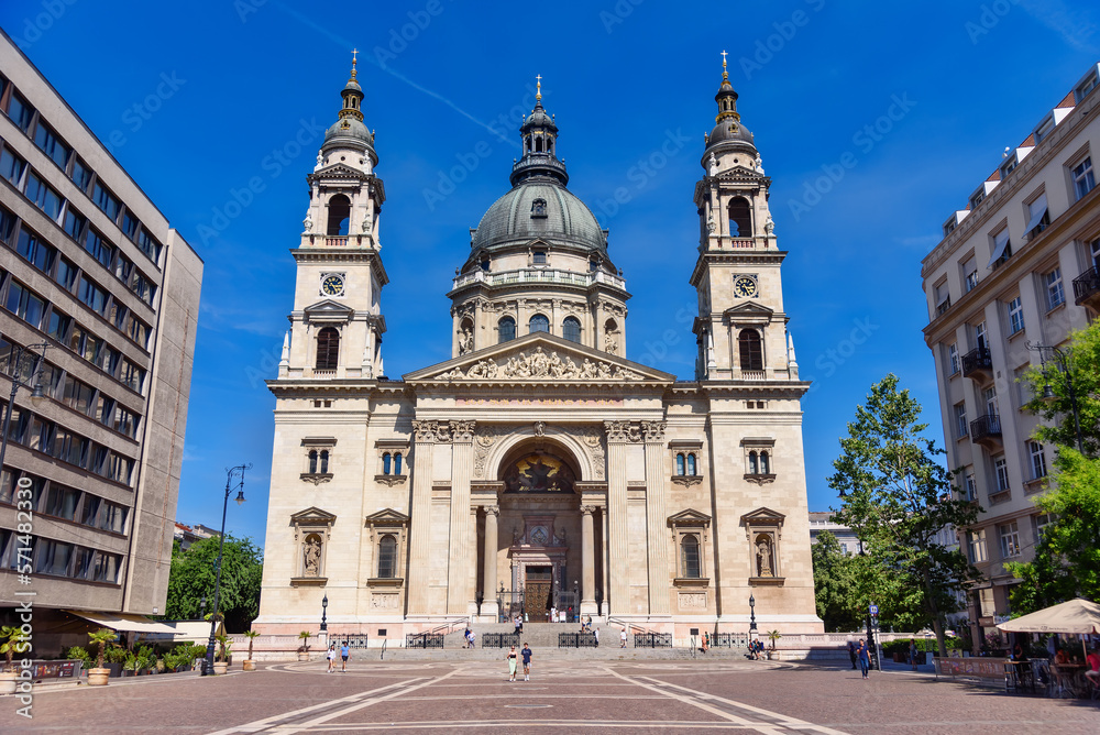 St. Stephen's Basilica is a Roman Catholic basilica in Budapest, Hungary. It is named in honour of Stephen, the first King of Hungary