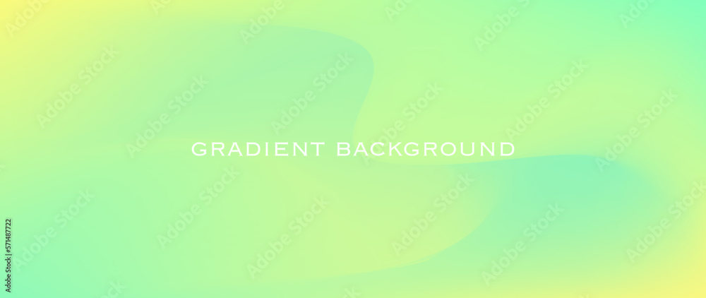 Abstract yellow-green background. Nature gradient background. Vector illustration. Suitable for your graphic design, banner or poster.