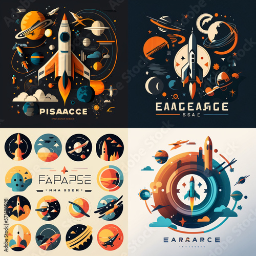 Aerospace theme and logo s