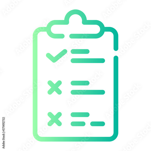 survey gradient icon