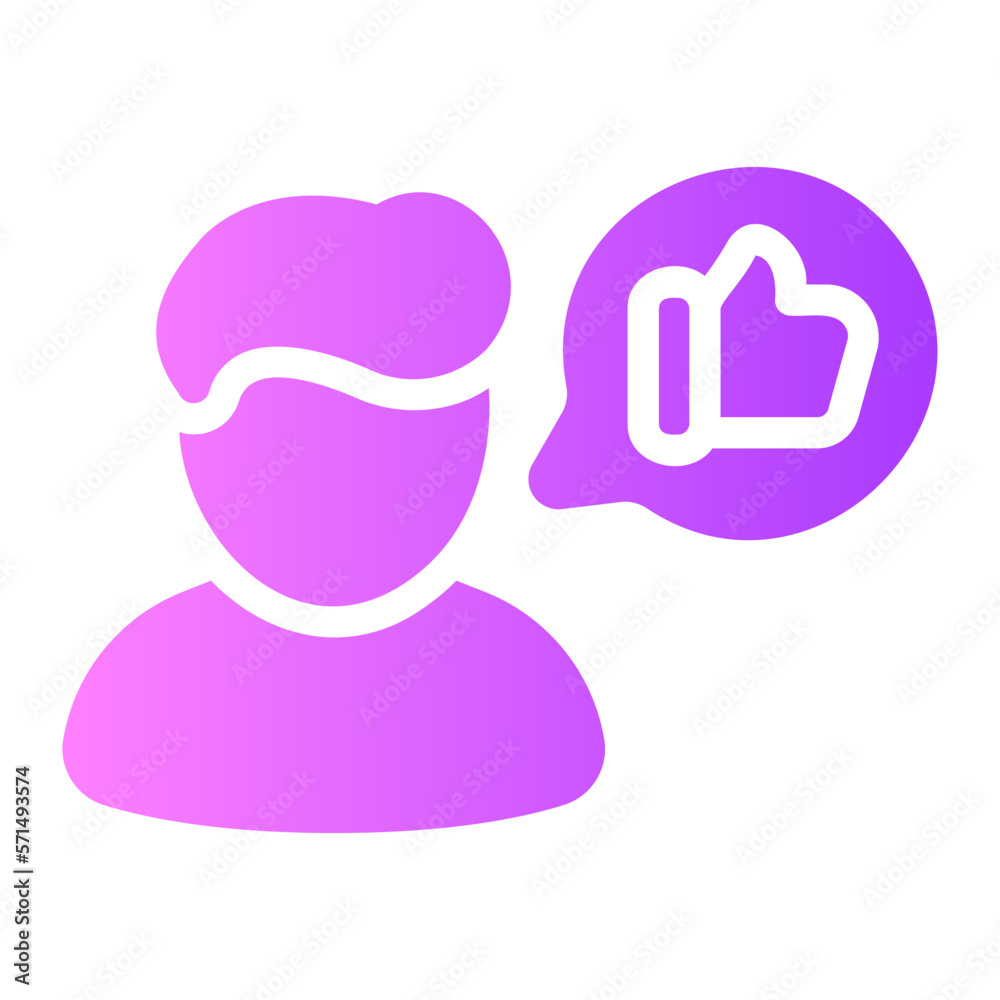 customers gradient icon