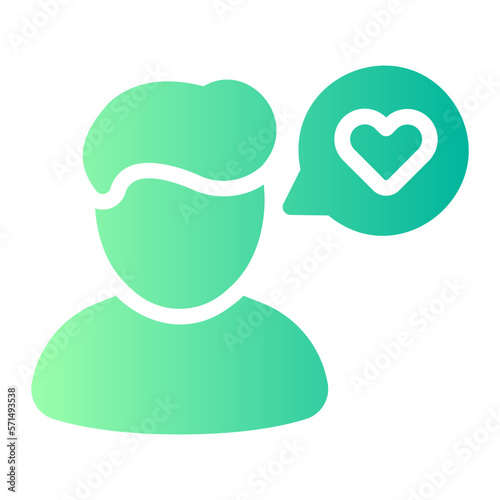customer gradient icon