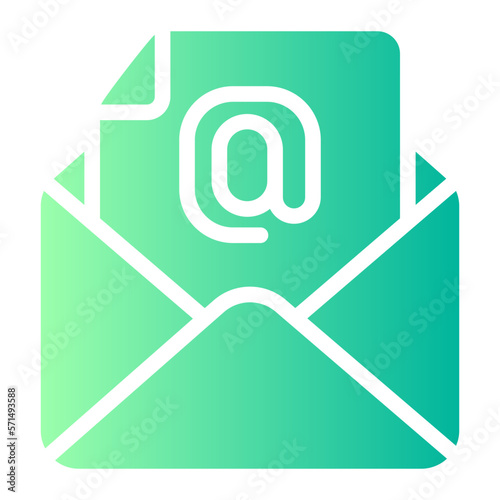 email gradient icon