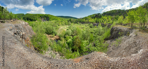 Photography Green mountain forest landscape panorama, Marianka - Bratislava