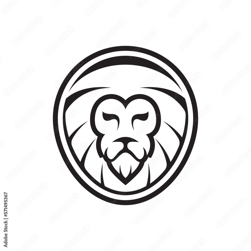 Lion head logo images illustration Lion head logo images illustration