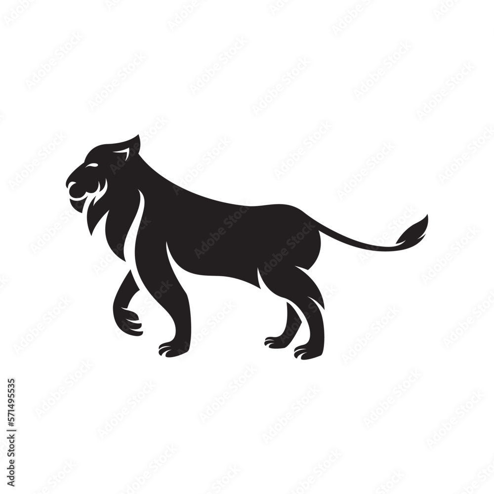 Lion logo images illustration