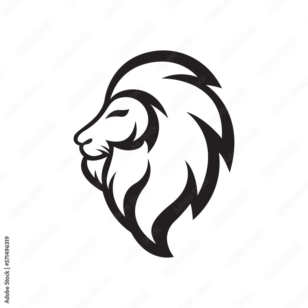 Lion head logo images illustration Lion head logo images illustration
