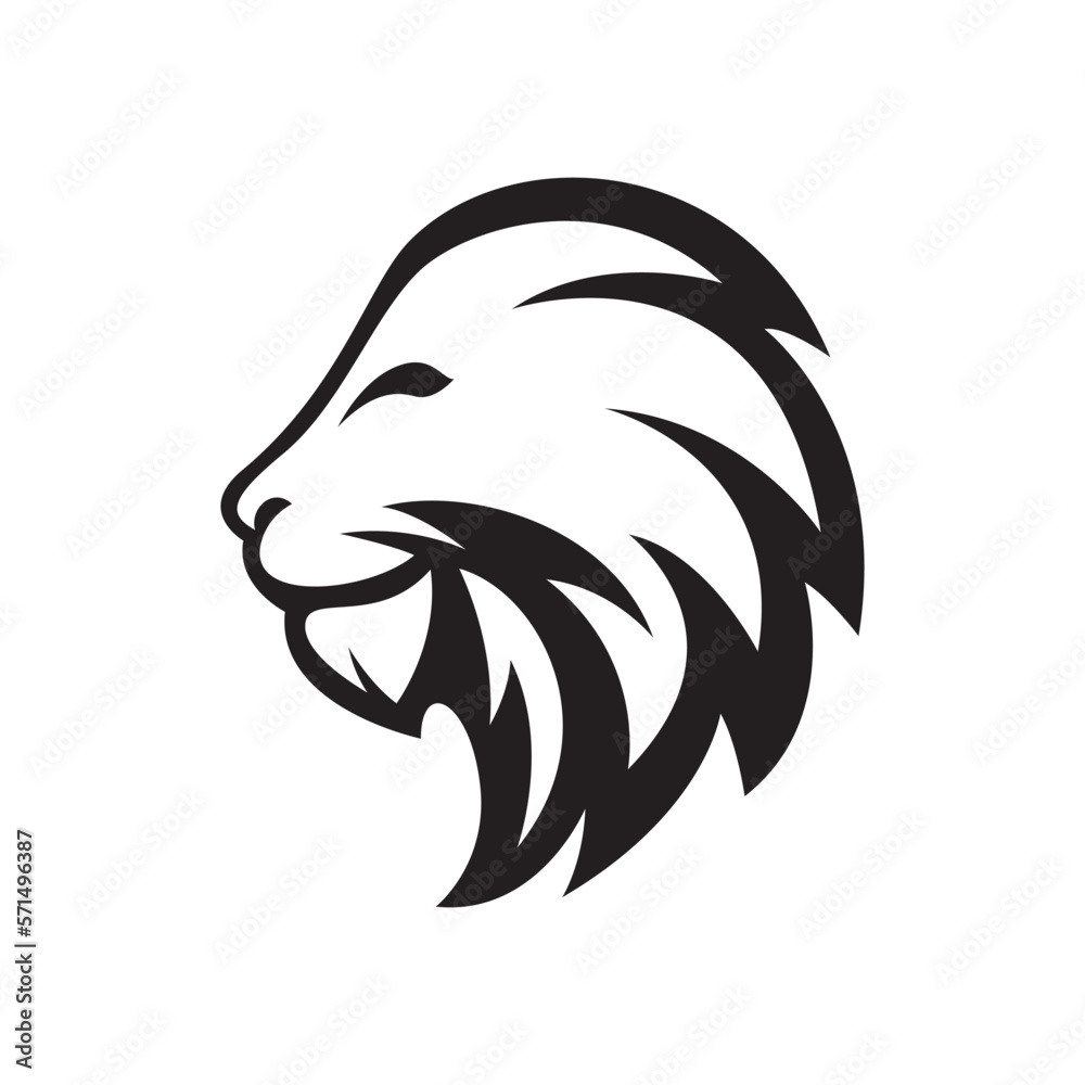 Lion head logo images illustration Lion head logo images illustration
