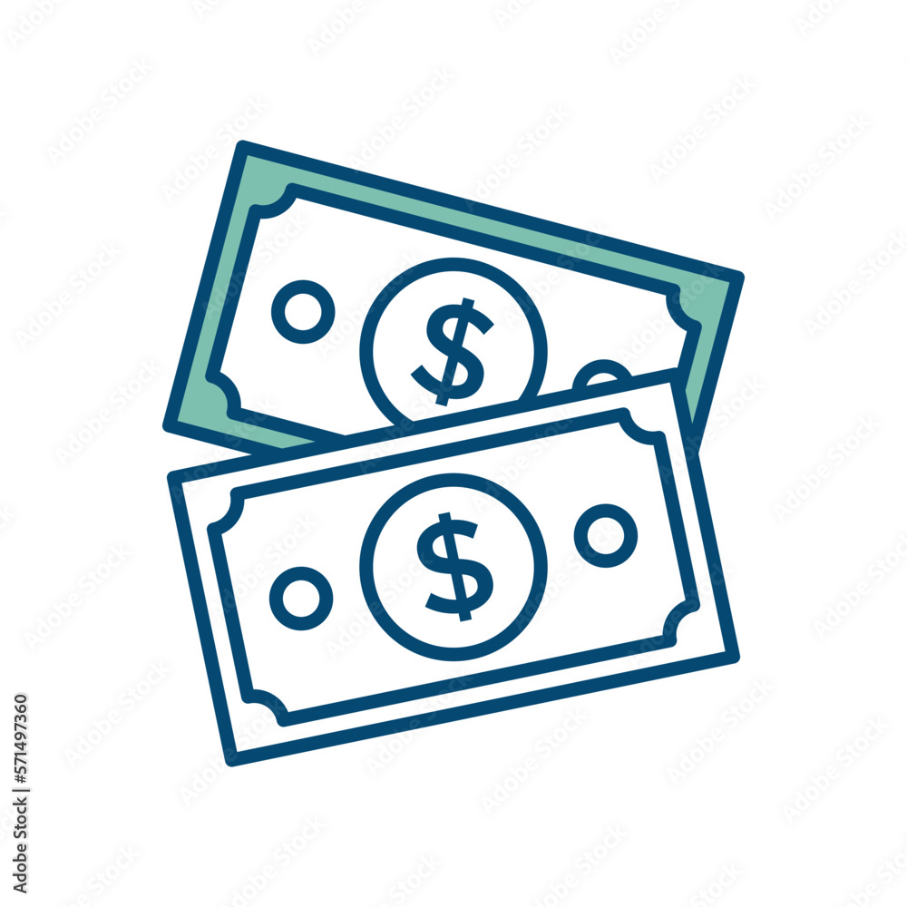 money icon vector design template in white background money icon vector design template in white background