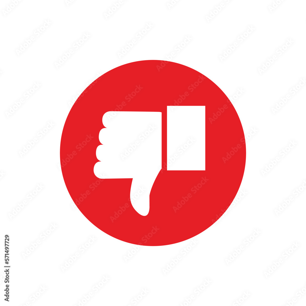 thumb up - thumb down icon vector design template in white background thumb up - thumb down icon vector design template in white background
