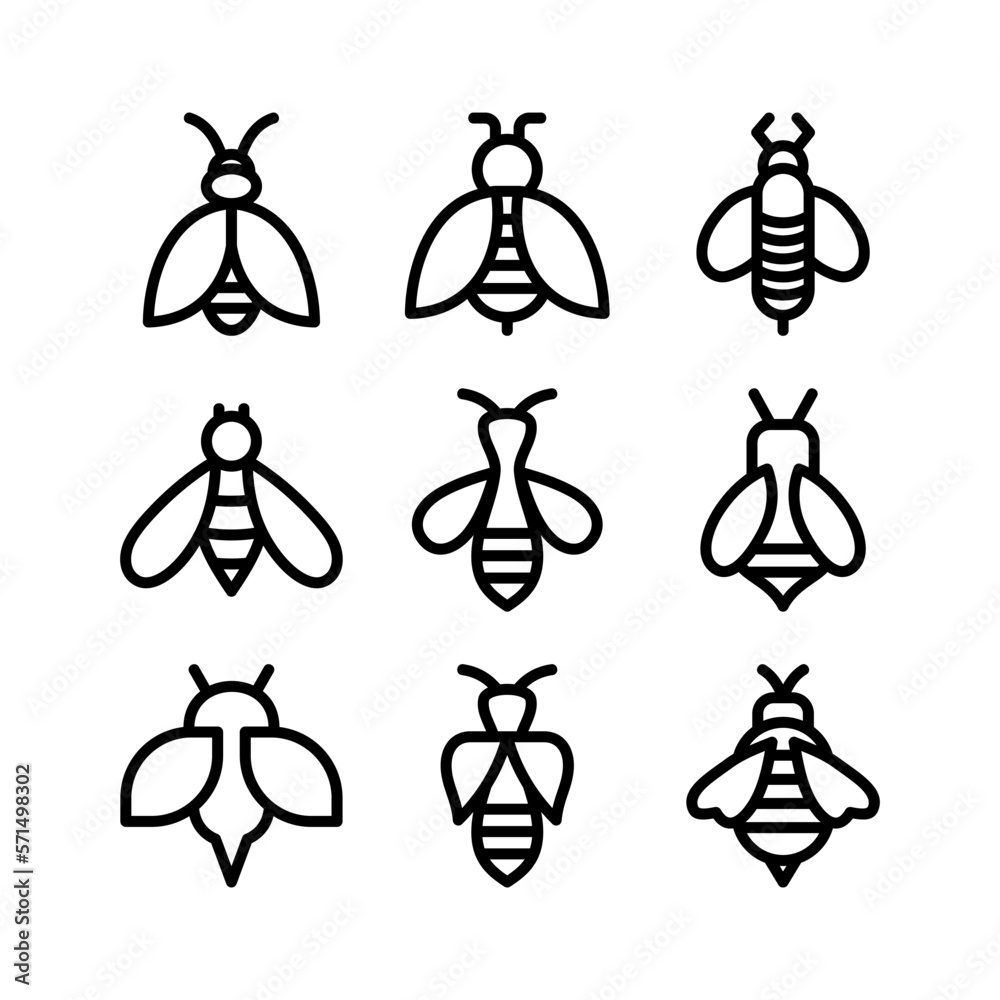 Showcase the beauty and elegance of your design with this stunning Black and White Bee Icon. Perfect for graphic designs, logos, mobile apps, posters, and more. 
