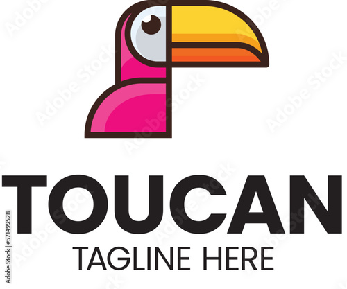 Toucan Bird Logo Template