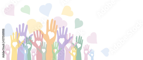 National volunteering banner, national volunteering month.