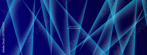 Abstract background with blue color technology modern background design . Geometric background with squares in bright light with soft shadows as pattern. Template for branding business .