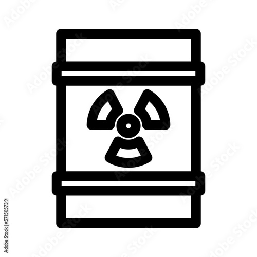 Showcase the beauty and elegance of your design with this stunning Black and White radioactive waste Icon. Perfect for graphic designs, logos, mobile apps, posters and more. 
