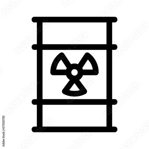 Showcase the beauty and elegance of your design with this stunning Black and White radioactive waste Icon. Perfect for graphic designs, logos, mobile apps, posters and more. 
